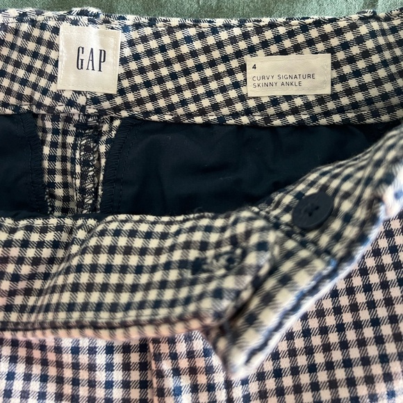 Navy Stretch Gap Work Pants - Picture 2 of 3